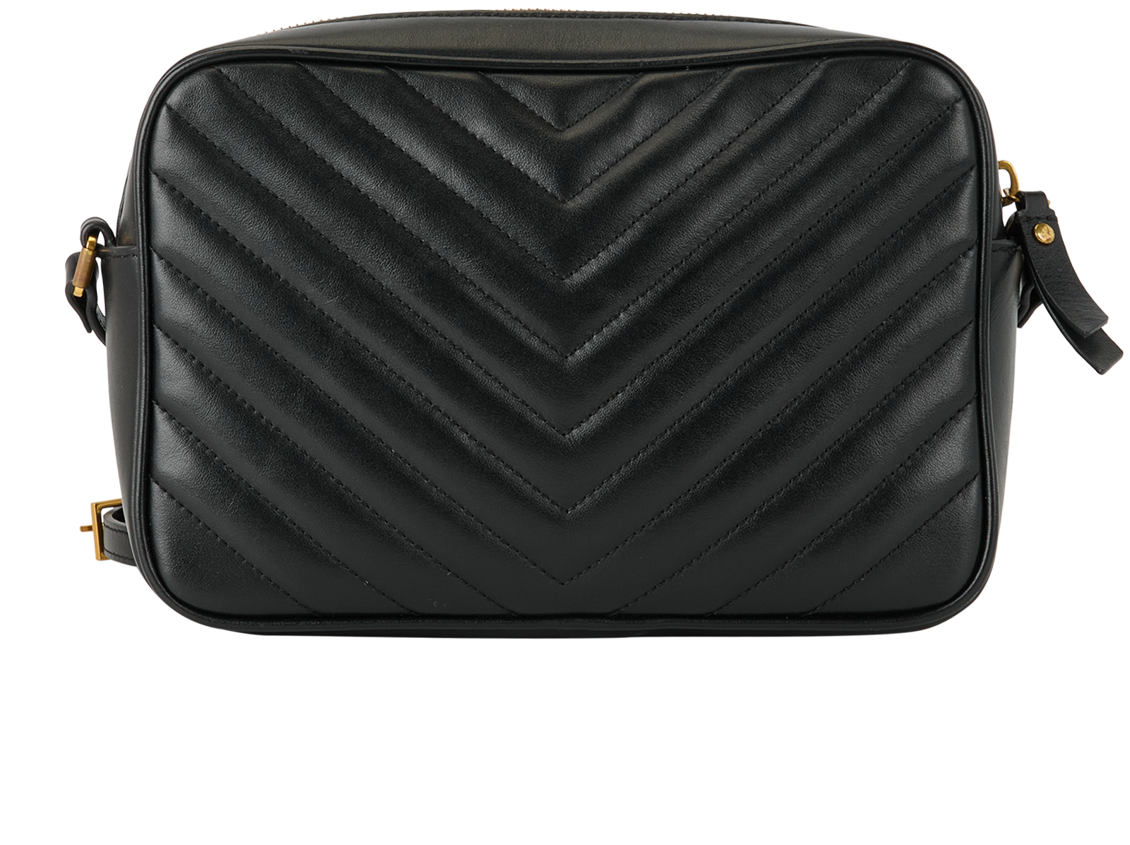 Camera Bag, &pound;850, Handbags, Black, Leather, Back view